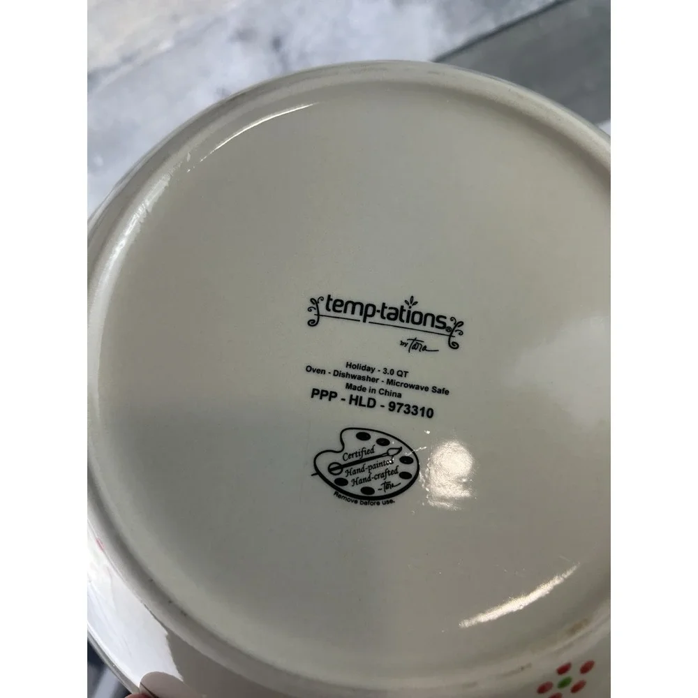 Temp-tations By Tara Christmas 5 Nesting Bowls